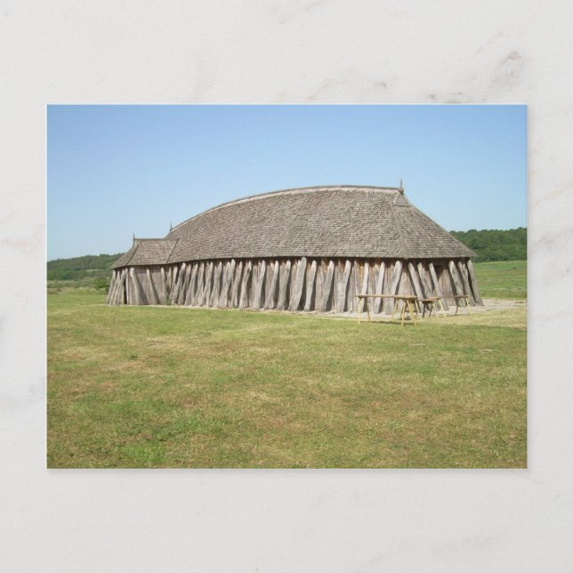 Carte Postale Maison Viking (Devant)