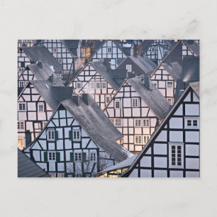 Carte Postale Maisons à colombages en Freudenberg, Allemagne