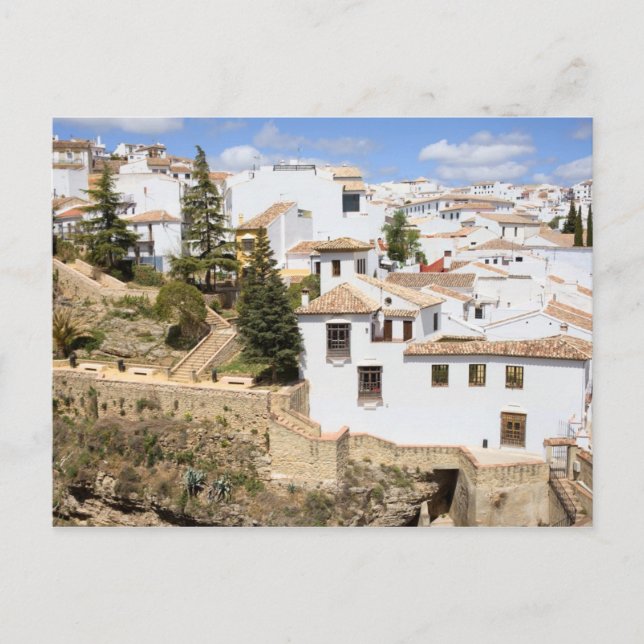 Carte Postale Maisons blanches traditionnelles à Ronda (Devant)