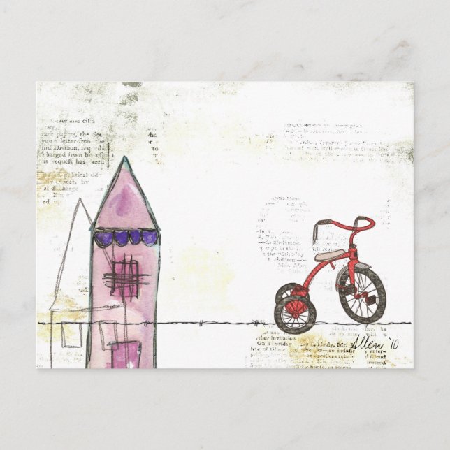 Carte Postale Maisons brisées (Devant)