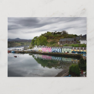 Carte Postale Maisons colorées en Portree, Skye