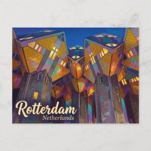 Carte Postale Maisons Cubes Pays-Bas