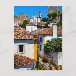 Carte Postale Maisons traditionnelles aux toits rouges Portuga