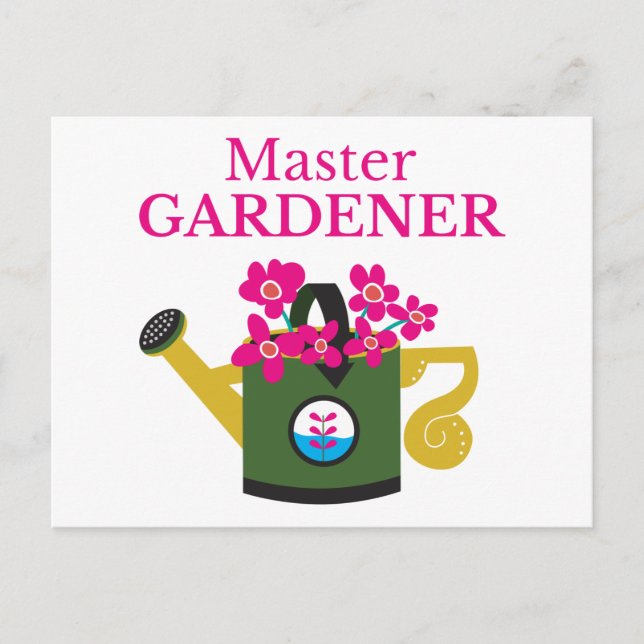 Carte Postale Maître Gardener (Devant)