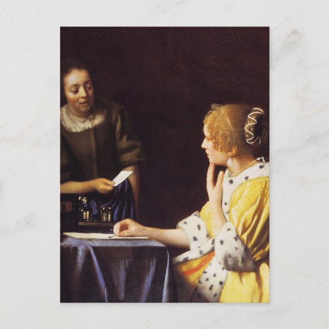 Carte Postale Maîtresse et bonne (Devant)