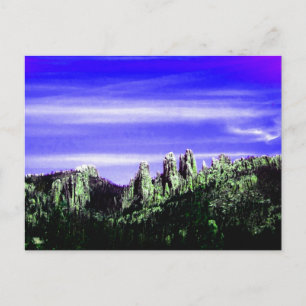 Carte Postale Majesté de la montagne violette