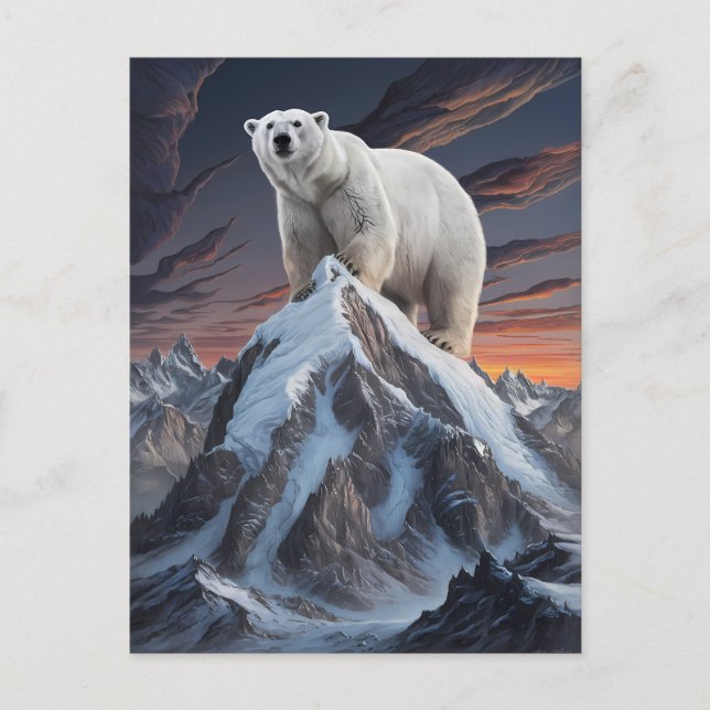 Carte Postale Majesté de l'Arctique (Devant)
