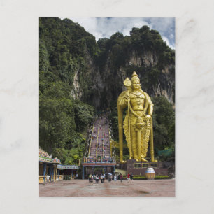 Carte Postale Majesté dorée à l'entrée des grottes de Batu