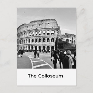 Carte Postale Majestic Roman Colosseum: Iconic Sunset Architectu