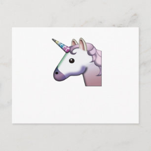 Carte Postale Majestic Unicorn Emoji