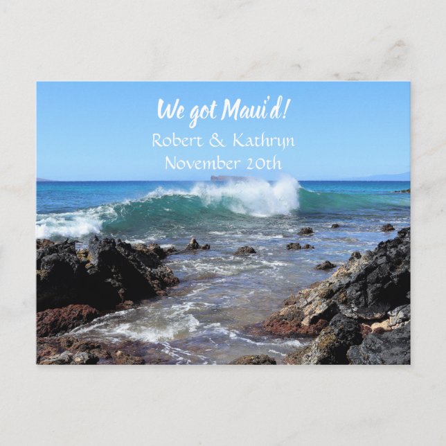 Carte Postale Makena Cove On a Maui (Devant)