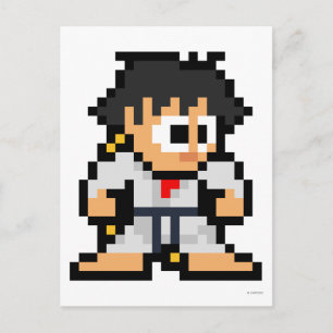 Carte Postale Makoto 8 bits