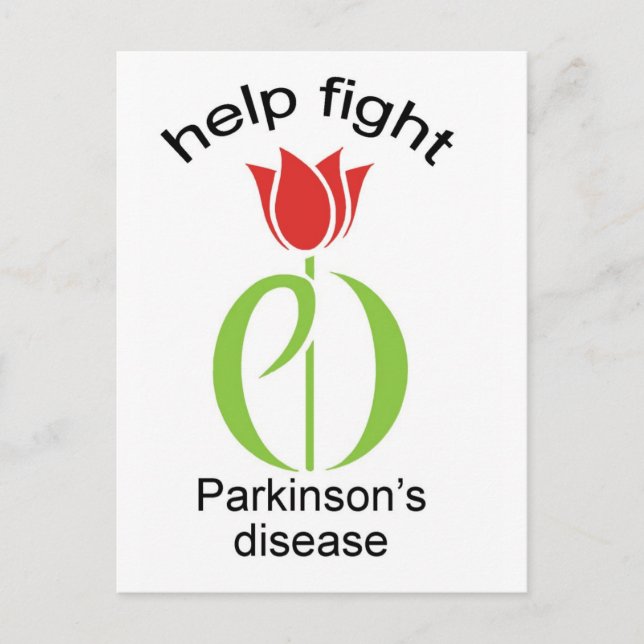 Carte Postale maladie de parkinson, maladie de parkinsons, tulip (Devant)