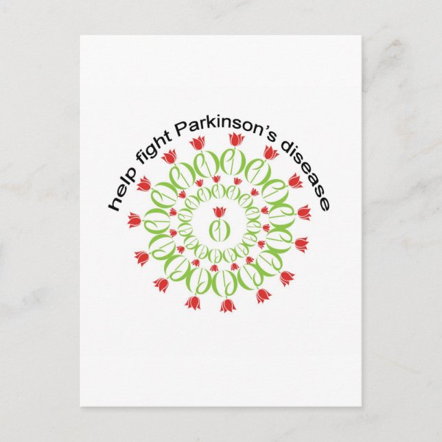 Carte Postale maladie de parkinson, maladie de parkinsons, tulip (Devant)