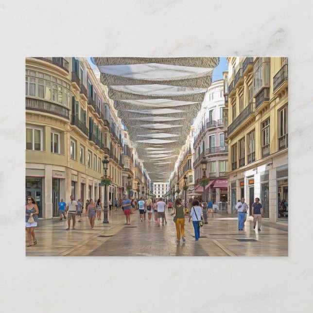 Carte Postale Malaga. n° 19. (Devant)