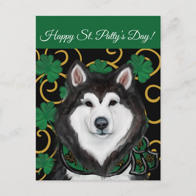 Carte Postale Malamute d'Alaska                 (Devant)
