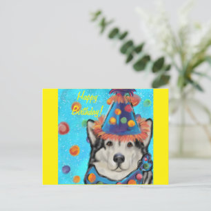 Carte Postale Malamute d'Alaska