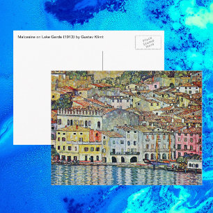 Carte Postale Malcesine sur le lac de Garde Par Gustav Klimt
