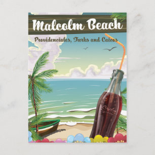 Carte Postale Malcolm Beach, Providenciales, Îles Turques-et-Caï
