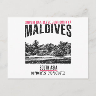 Carte Postale Maldives