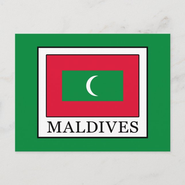 Carte Postale Maldives (Devant)