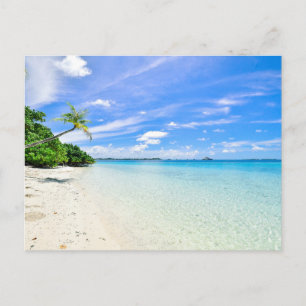 Carte Postale Maldives beach scene postcard