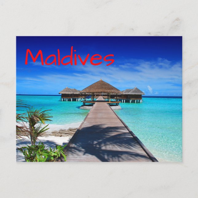 Carte Postale Maldives Tropical Island Resort (Devant)