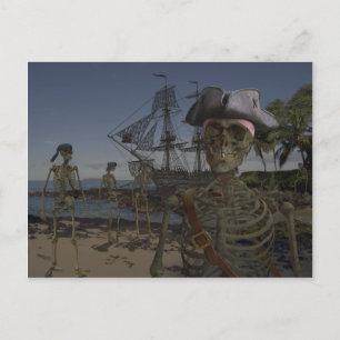 Carte Postale Malédiction des pirates