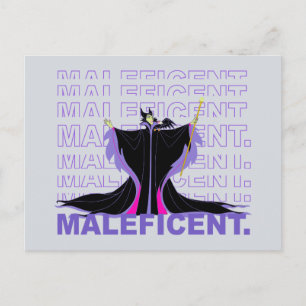 Carte Postale Maléfique   En texte violet