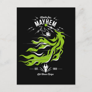 Carte Postale Maléfique   Fait pour Mayhem   Que le chaos règne