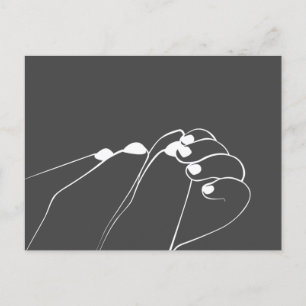 Carte Postale Mâles de bébé monochrome