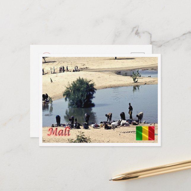 Carte Postale Mali - Panorama - (Devant/Arrière en situation)