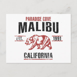 Carte Postale Malibu
