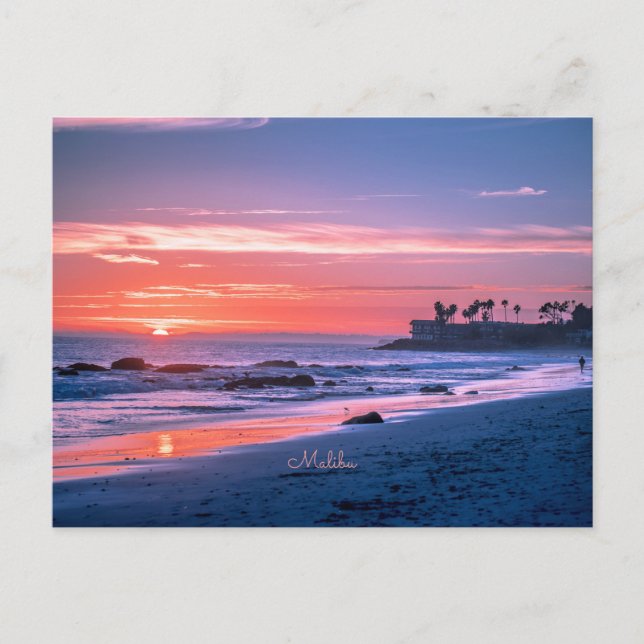 Carte Postale Malibu, CA, belle photo pittoresque, (Devant)