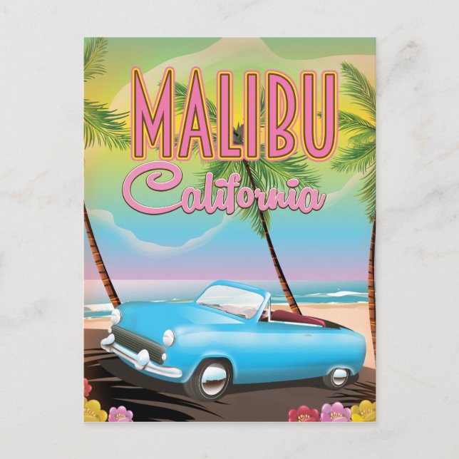 Carte Postale Malibu Californie (Devant)