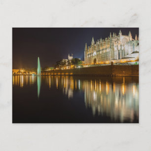 Carte Postale Mallorca, Espagne Photo nocturne pittoresque