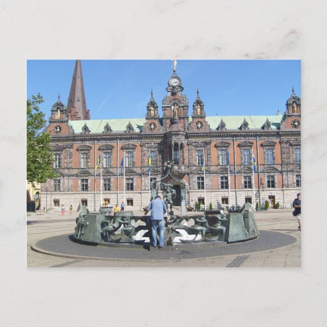 Carte Postale Malmö Suède - Hôtel de ville (Devant)