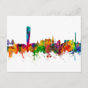 Carte Postale Malmo Suède Skyline