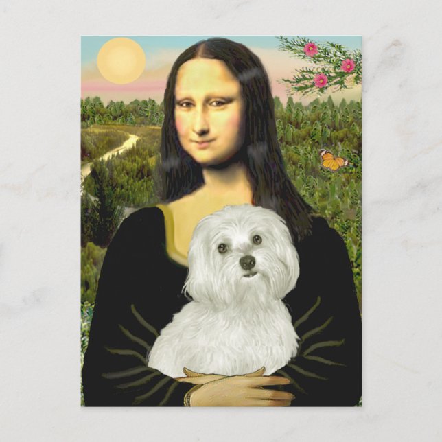 Carte Postale Maltais 11 - Mona Lisa (Devant)
