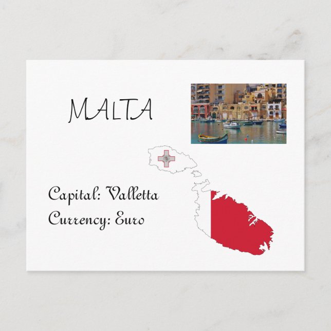 Carte Postale Malte (Devant)