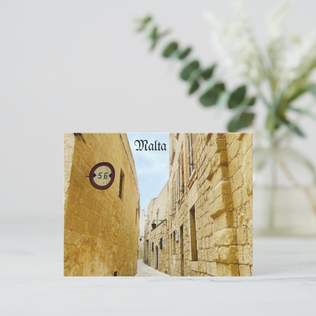 Carte Postale Malte (Debout devant)