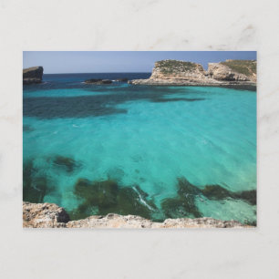 Carte Postale Malte, île de Comino, Lagon Bleu