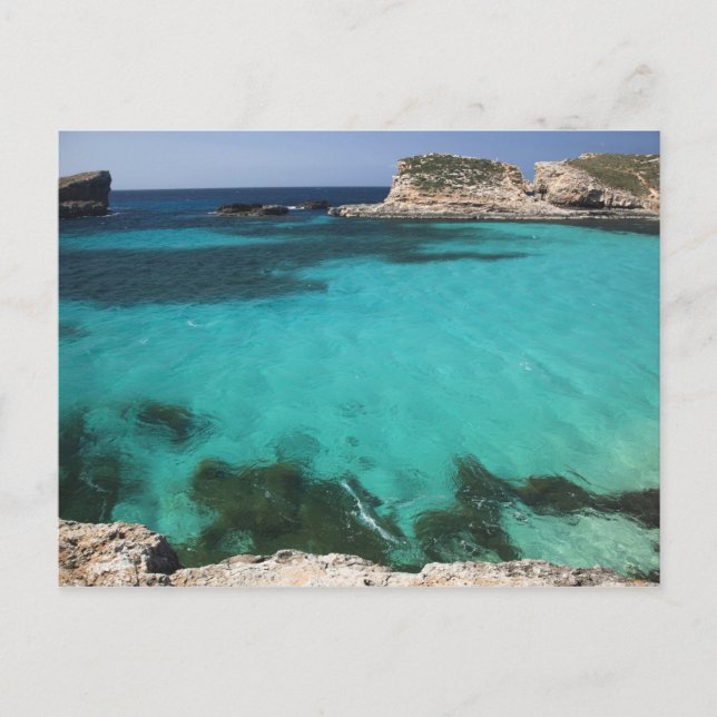 Carte Postale Malte, île de Comino, Lagon Bleu (Devant)