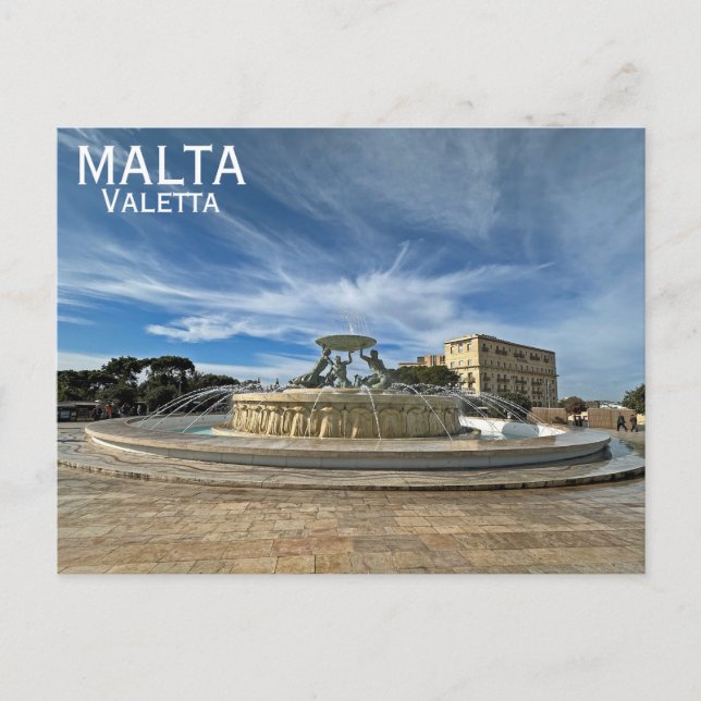 Carte postale Malte/La Valette ! (Devant)