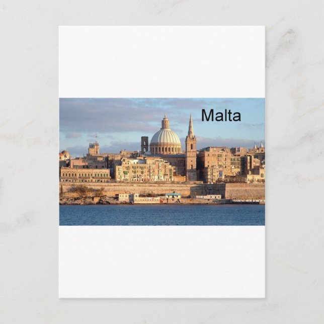 Carte Postale Malte La Valette (St.K.) (Devant)