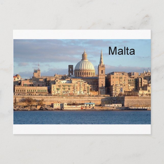 Carte Postale Malte La Valette (St.K.) (Devant)