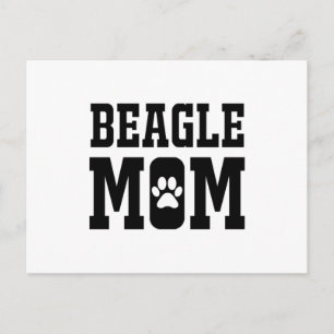 Carte Postale Maman beagle