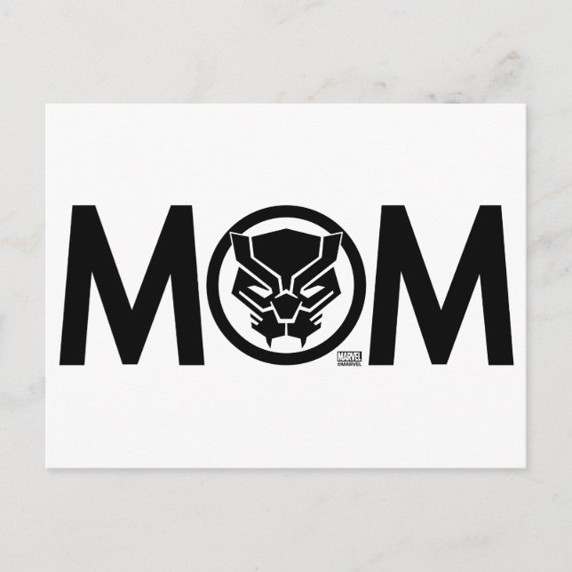 Carte Postale Maman Black Panther (Devant)
