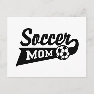 Carte Postale Maman de football