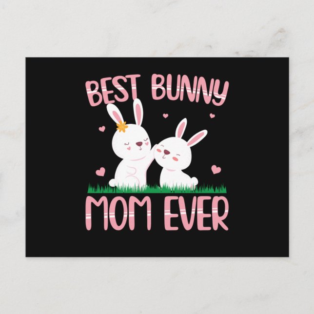 Carte Postale Maman de lapin | Lapins (Devant)